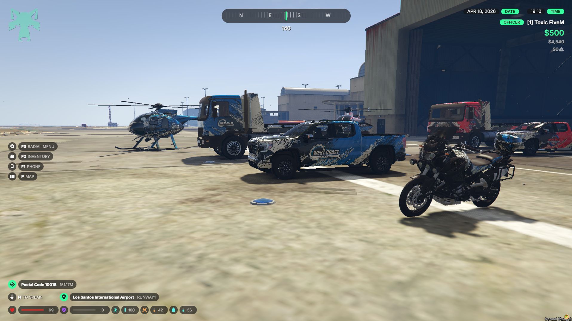 FiveM Mechanic Car Pack Red and Blue - OS — screenshot 2