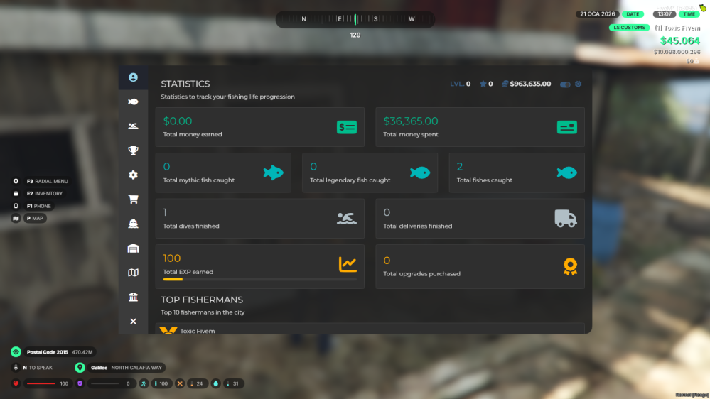 ESX - QBCore Fishing Smilator - Download Now — screenshot 3