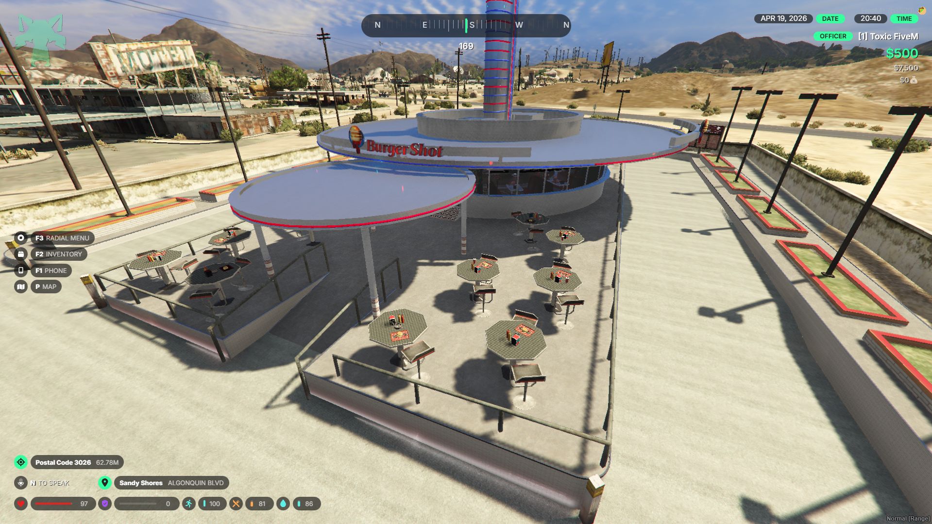 Sandy Shores Burgershot Restaurant Mlo — screenshot 2