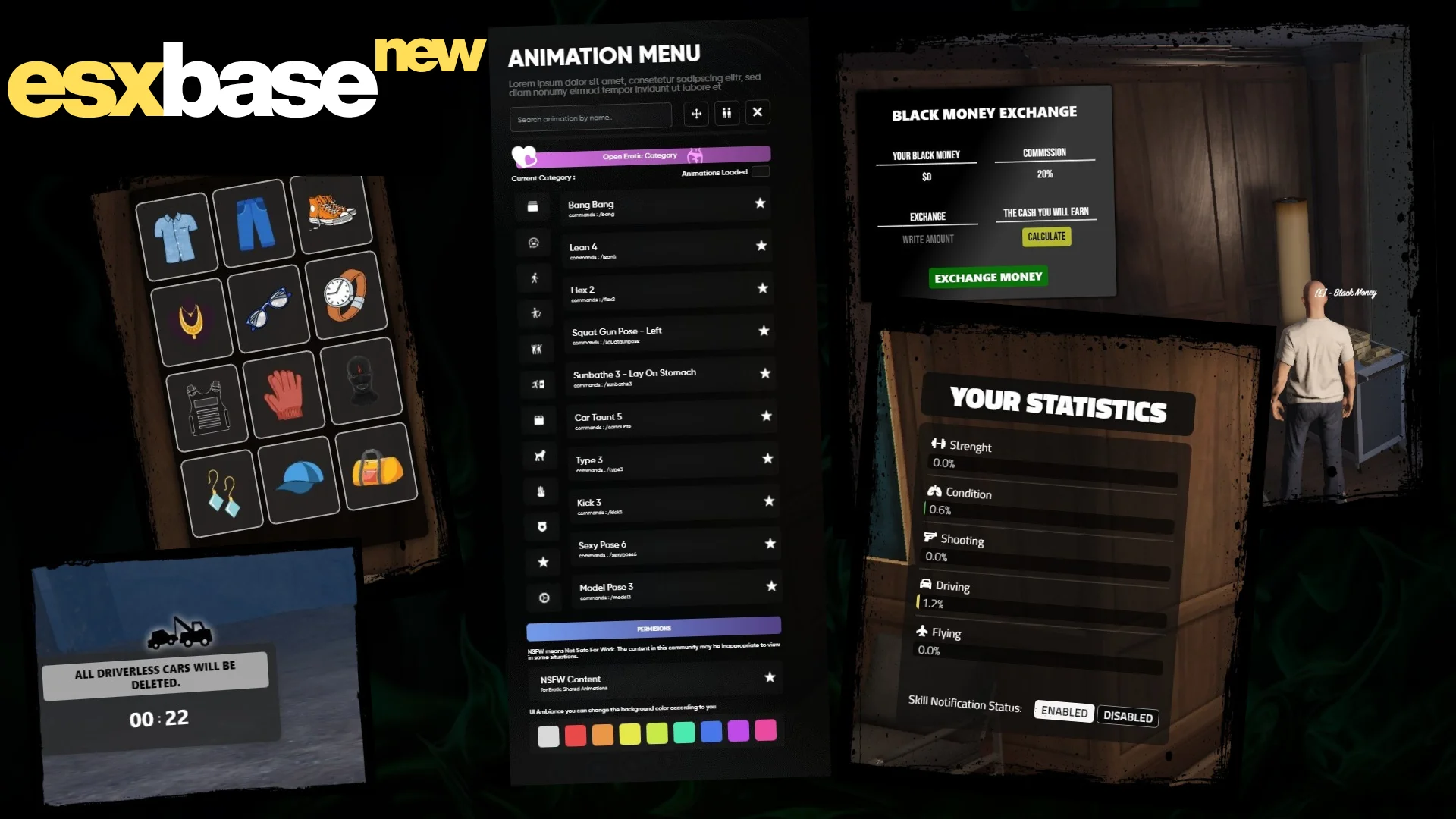 Toxic  / ESX Legacy Basic Pack ( Newest ) - Download now — screenshot 2