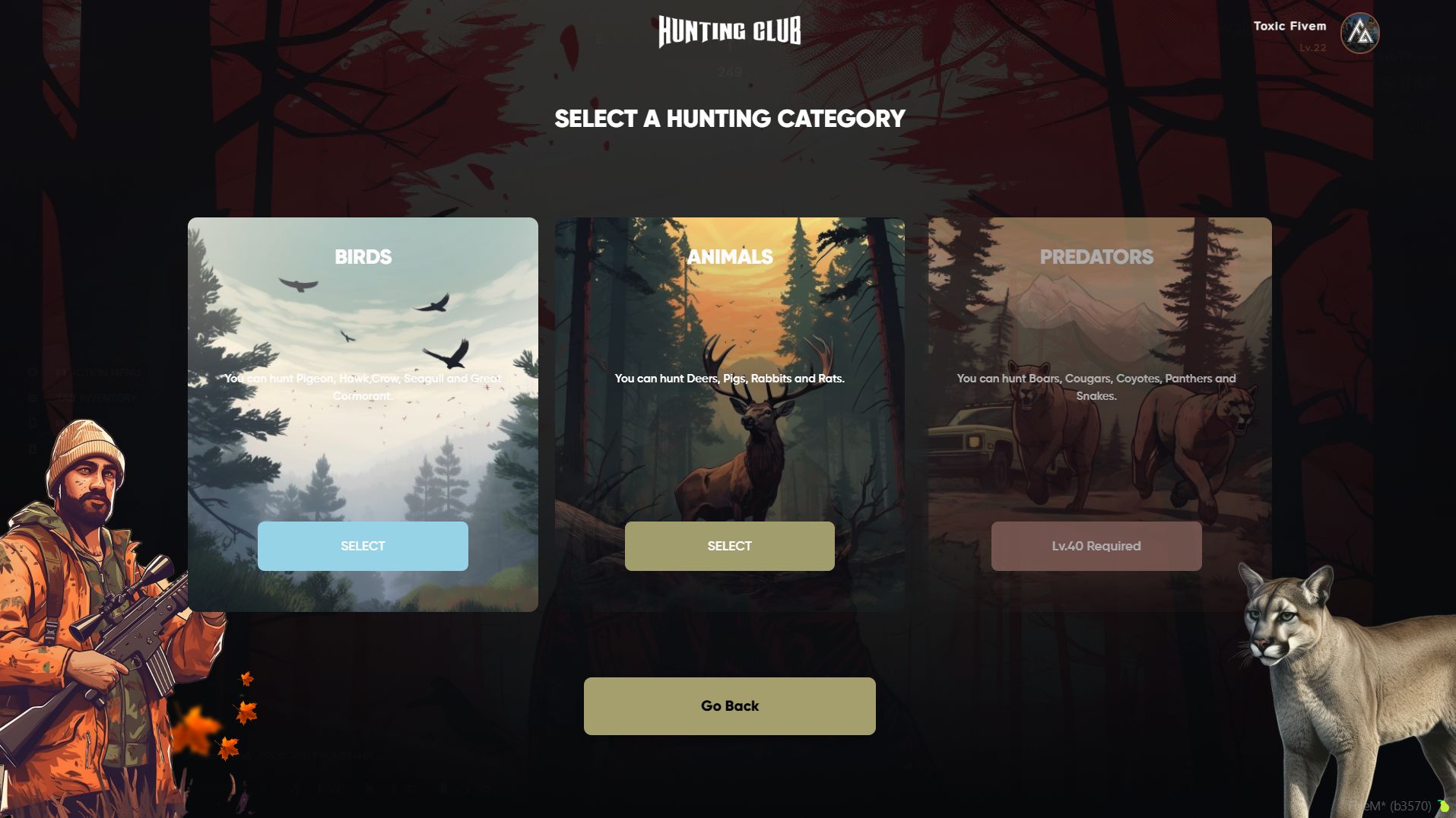 [QB/ ESX/Standalone] Advanced Hunting System | Modern UI & Dispatch — screenshot 2