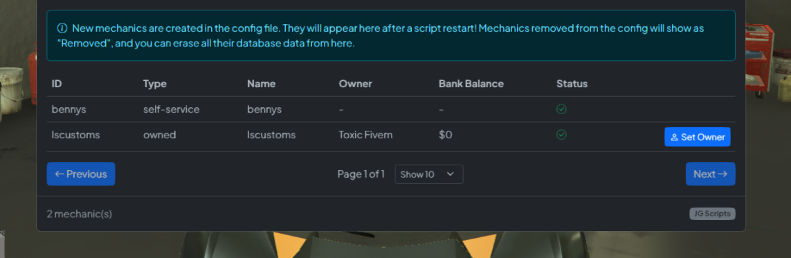 JG Mechanic Script QBCore - Download Now — screenshot 3